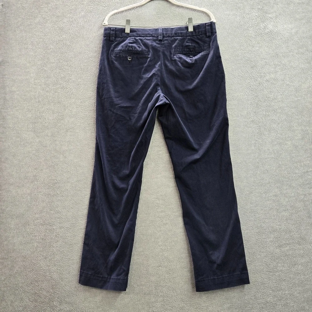 Banana Republic Men Pants 32X30 Blue Aiden‎ Chino Cotton Polyester Spandex